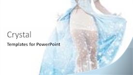  Presentation with queen - Presentation enhanced with snow queen background and a white colored foreground