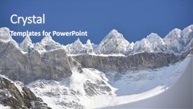  Presentation with region - Slides having snow-slide in the elm background and a ocean colored foreground