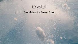  Presentation with snow - Beautiful slide deck featuring snow-splash-in-the-air backdrop and a lemonade colored foreground