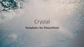  Presentation with sky blue - Amazing slide deck having snow-splash-in-the-air backdrop and a light gray colored foreground