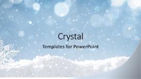  Presentation with holidays - PPT layouts having snow winter holidays background background and a light blue colored foreground