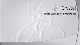  Presentation with snow - PPT layouts enhanced with snowboarders curves in the snow background and a light gray colored foreground