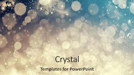  Presentation with christmas magic - Theme consisting of snowflakes blurred bokeh of christmas background and a lemonade colored foreground