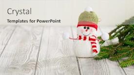  Presentation with next year - PPT layouts featuring snowman-next-to-the-new background and a sky blue colored foreground