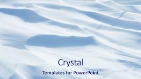  Presentation with white sparkle - PPT layouts featuring background of white sparkling snowdrift background and a sky blue colored foreground