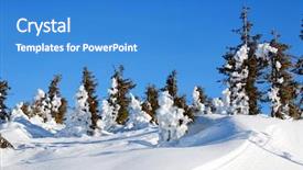  Presentation with landscape - Audience pleasing PPT layouts consisting of chrismas blue - mountain winter landscape backdrop and a teal colored foreground