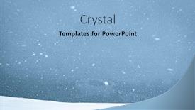  Presentation with nature - Cool new slide deck with snowstorm-in-winter-mountains-nature backdrop and a light blue colored foreground