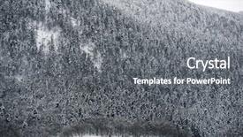  Presentation with hill - Slides enhanced with snowy hill in aspe valley background and a  colored foreground