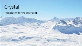  Presentation with switzerland - Cool new slide set with snowy mountain - melchsee-frutt switzerland backdrop and a light blue colored foreground