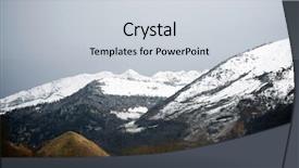  Presentation with sneak peak - Amazing presentation theme having snowy peak in aspe valley backdrop and a  colored foreground