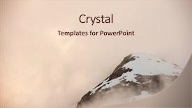  Presentation with france - Slide set having snowy peaks in aspe valley background and a  colored foreground