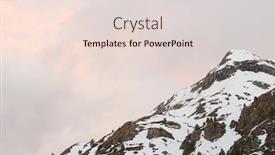  Presentation with france - Colorful presentation theme enhanced with snowy-peaks-in-aspe-valley backdrop and a lemonade colored foreground