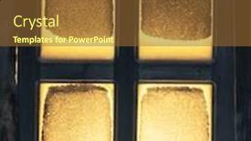  Presentation with house window - Presentation theme consisting of snowy-window-on-old-wooden background and a tawny brown colored foreground