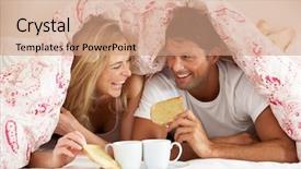  Presentation with eating disorders - Amazing theme having snuggled under duvet eating breakfast backdrop and a coral colored foreground