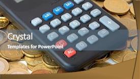  Presentation with joint venture crowdfunding money business - Cool new theme with intermission - close-up of stop-watch on a backdrop and a light gray colored foreground