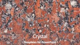  Presentation with granite - Slide deck with soapstone - grainy granite stone plate texture background and a coral colored foreground