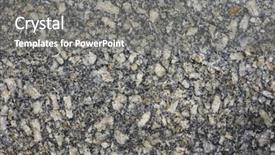  Presentation with gray - Slides featuring soapstone - grainy gray feldspar stone plate background and a gray colored foreground