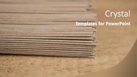  Presentation with noodles - PPT theme with soba-buckwheat-noodles-raw-buckwheat background and a coral colored foreground