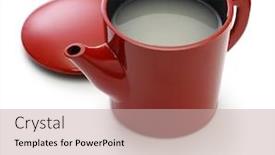  Presentation with noodle - Presentation featuring sobayu-is-the-hot-water background and a soft green colored foreground