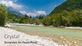  Presentation with national - Amazing slide deck having soca-river-in-the-triglav backdrop and a lemonade colored foreground