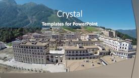  Presentation with altitude - PPT layouts with sochi-russia-aug-2-2014 background and a teal colored foreground