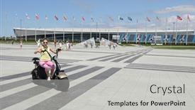  Presentation with electric scooter - 