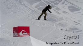  Presentation with mountain snow - 