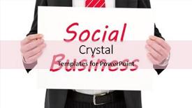  Presentation with social - Beautiful slide set featuring up view of colorful medical backdrop and a light gray colored foreground