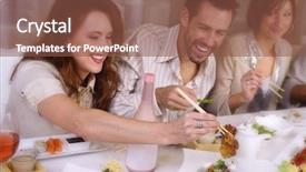  Presentation with diversity different professionals - PPT theme enhanced with social clubs - attractive group of young professionals background and a  colored foreground