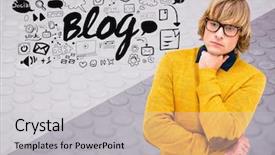  Presentation with digital instruction - Cool new slides with social determinants health - digital composite of man thinking backdrop and a  colored foreground