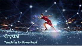  Presentation with modern medicine cardiology concept mixed - Audience pleasing PPT layouts consisting of social determinants health - young man jogger mixed media backdrop and a ocean colored foreground