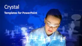  Presentation with young woman diagnosis of sti - Slide set with flag of vietnam officially the background and a crimson colored foreground