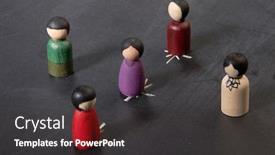  Presentation with society - Cool new PPT layouts with social-distancing-keep-distance backdrop and a tawny brown colored foreground