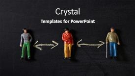  Presentation with society - PPT layouts having social-distancing-keep-distance background and a black colored foreground