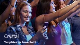  Presentation with celebration - Slide deck consisting of social events - party holidays celebration nightlife background and a navy blue colored foreground