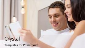  Presentation with hotel technology - Presentation design consisting of turkish national flag hang on background and a red colored foreground.