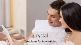  Presentation with hotel technology - Beautiful PPT theme featuring social inclusion - hotel travel relationships technology intermet backdrop and a  colored foreground