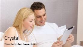  Presentation with hotel technology - Cool new PPT theme with pollution - evening winter cityscape view of backdrop and a light gray colored foreground.