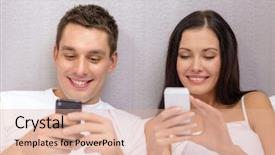  Presentation with hotel technology - Slide deck with social inclusion - hotel travel relationships technology intermet background and a coral colored foreground