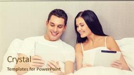  Presentation with hotel technology - PPT theme having social inclusion - hotel travel relationships technology intermet background and a lemonade colored foreground