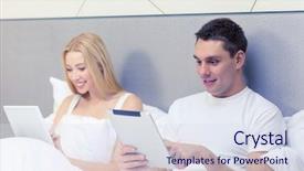  Presentation with hotel technology - PPT layouts having social inclusion - hotel travel relationships technology intermet background and a  colored foreground