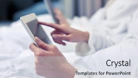  Presentation with tourism hotel - Colorful slide deck enhanced with social inclusion - travel tourism people and technology backdrop and a sky blue colored foreground