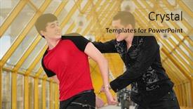  Presentation with cardiac arrest - Amazing presentation theme having social justice blacks whites - imitation of arrest backdrop and a yellow colored foreground