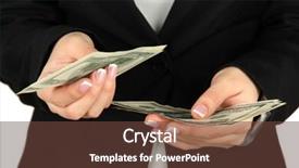  Presentation with social justice - Colorful slide set enhanced with social justice blacks whites - woman recounts dollars close up backdrop and a  colored foreground