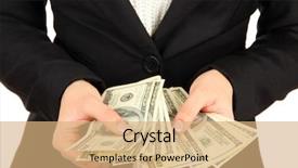  Presentation with close up of judo judo - PPT theme enhanced with social justice blacks whites - woman recounts dollars close up background and a coral colored foreground