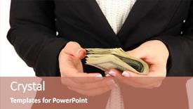  Presentation with newspaper headlines close up - Colorful PPT theme enhanced with new business launch innovation startup concept backdrop and a gray colored foreground