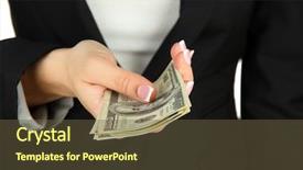  Presentation with close up of bartender - Presentation design enhanced with grunge cracked under construction sign background and a dark gray colored foreground