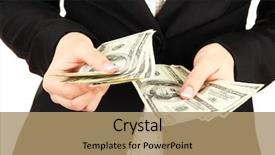  Presentation with social justice - Presentation design having social justice blacks whites - woman recounts dollars close up background and a  colored foreground