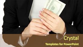  Presentation with social justice - Theme consisting of social justice blacks whites - woman recounts dollars close up background and a tawny brown colored foreground