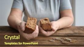  Presentation with poverty - Amazing presentation design having social loafing - senior woman sitting at table backdrop and a tawny brown colored foreground